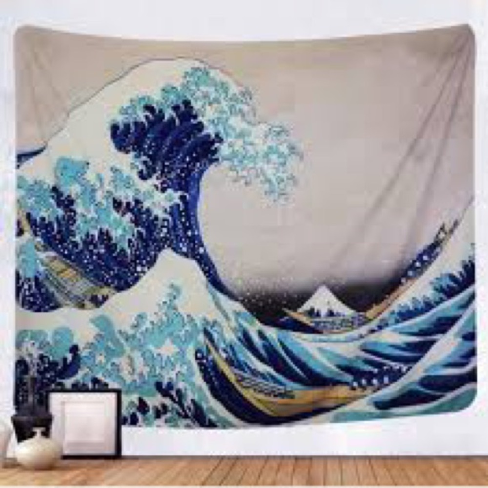 The Great Wave off Kanagawa Tapestry